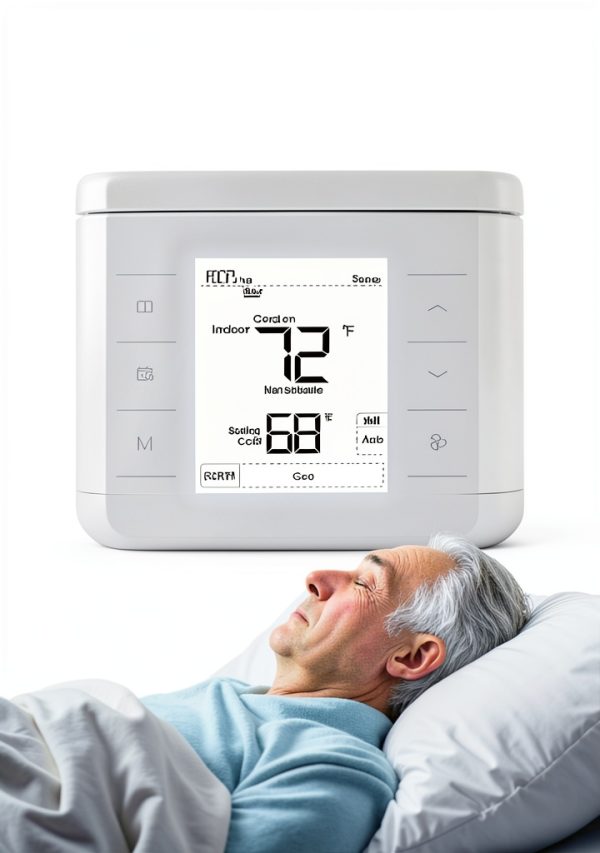 VEVOR Programmable Thermostat 7 Day Schedule Heat Pump AC-4