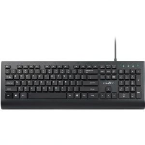 Rocstor K10 USB Wired Keyboard 104 Key Full Size Office-0
