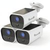 Toucan Solar Wireless Security Camera S5 3 Pack White-0