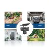 Cluzine Outdoor Solar Camera 4G Security 360 Panoramic View-2