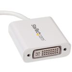 StarTech USB C to DVI Adapter Portable High Resolution White-0