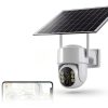 Cluzine Tuya Solar Wireless Outdoor Security Camera 2K 4MP-6