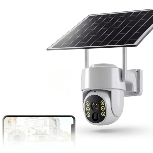 Cluzine Tuya Solar Wireless Outdoor Security Camera 2K 4MP-6