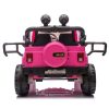 Pink Electric Car Kids Ride On Toy High Low Speed Modes-3