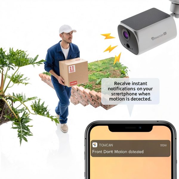 Toucan Solar Security Camera 2K HD Wireless Outdoor-5