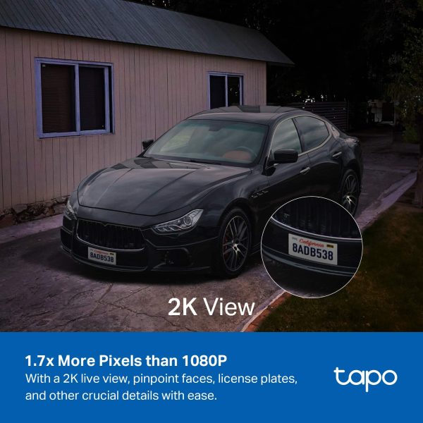 Tapo Floodlight Security Camera 2K QHD Wireless Pan Tilt-7