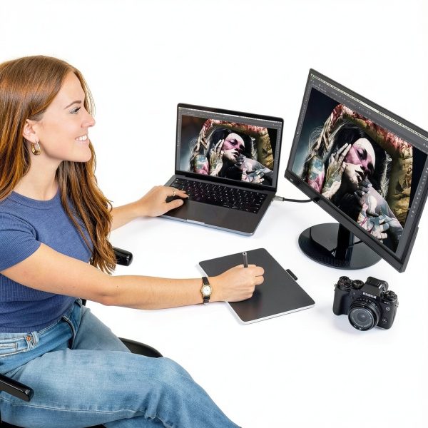 Wacom One Medium Drawing Tablet Bluetooth Creative Pen-3