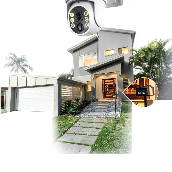 Cluzine Tuya Solar Wireless Outdoor Security Camera 2K 4MP-4