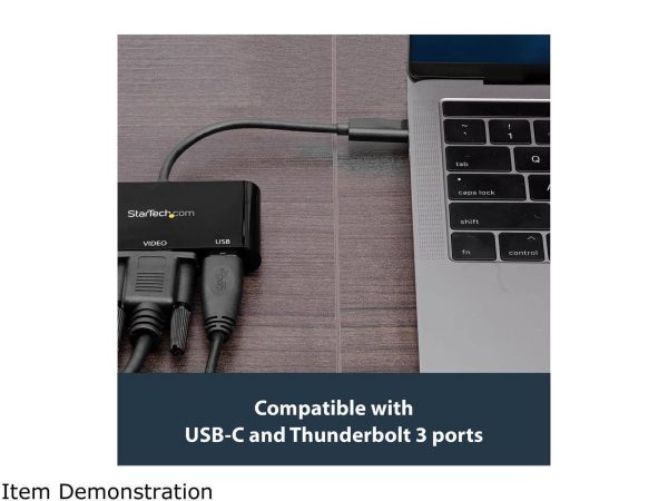 StarTech USB C VGA Multiport Adapter PD USB A Port-4