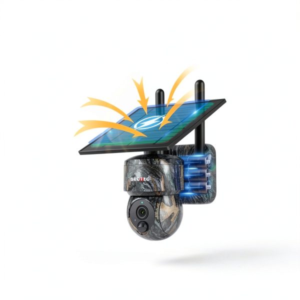 Cluzine 4G Solar Hunting Camera 4MP PTZ Outdoor Wildlife-1