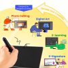 DigiDraw T410 Drawing Tablet 6.3 Inch Battery Free Pen-1