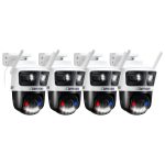 Defender AI 3K+ Guard Tri Lens PTZ WIFI Security Camera 4-0
