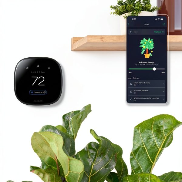 ecobee SmartThermostat Premium Wi-Fi Thermostat with-8