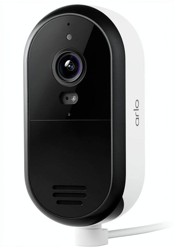 Arlo Essential Outdoor Security Camera 2K Plug In Home-0