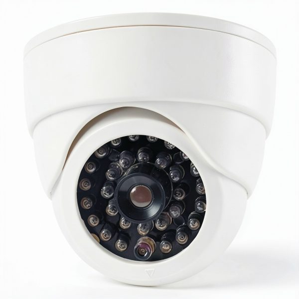 SPT Fake Security Dome Camera LED Light 2 Pack White-0