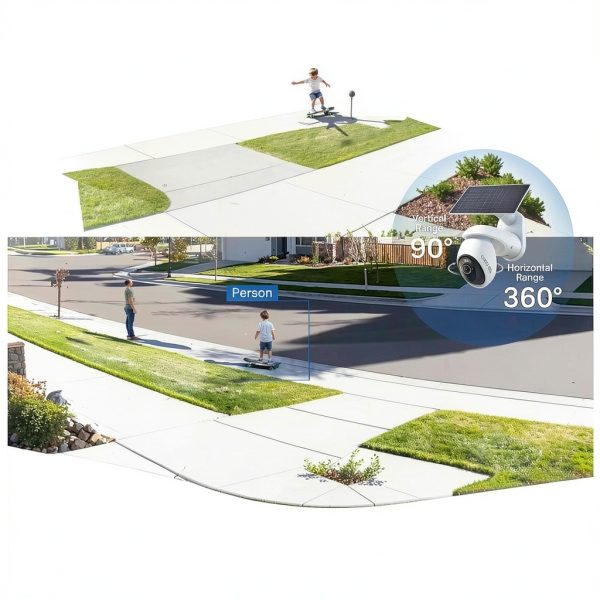Tapo 4K Solar Security Camera Wireless Outdoor 360 Coverage-9