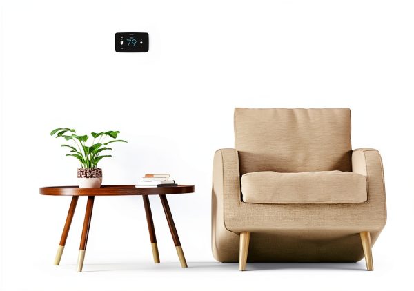 Sensi Touch 2 Smart Thermostat Wi-Fi Alexa Black White-6