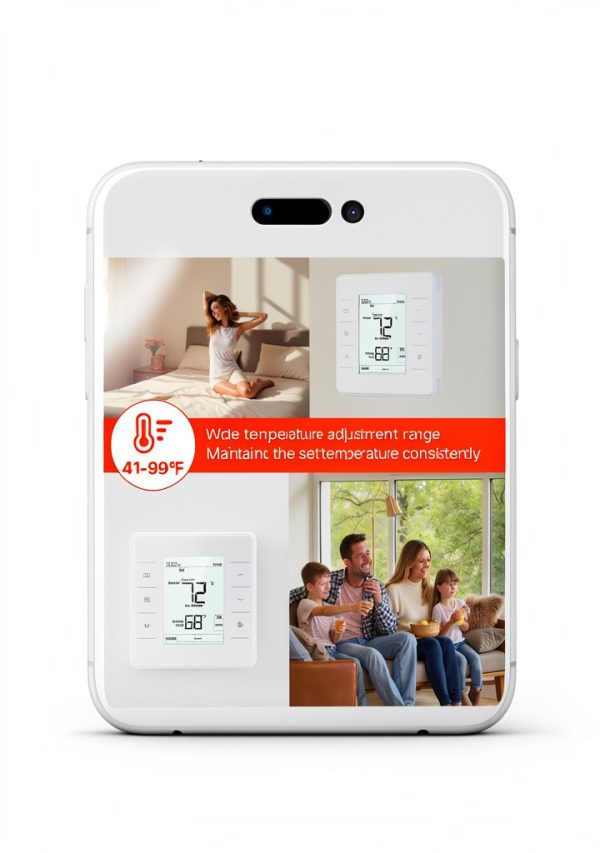 VEVOR Programmable Thermostat 7 Day Schedule Heat Pump AC-3