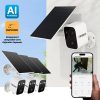Defender Solar 4K AI Wireless Security Camera 3 Pack White-1
