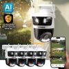 Defender AI 3K+ Guard Tri Lens PTZ WIFI Security Camera 4-1