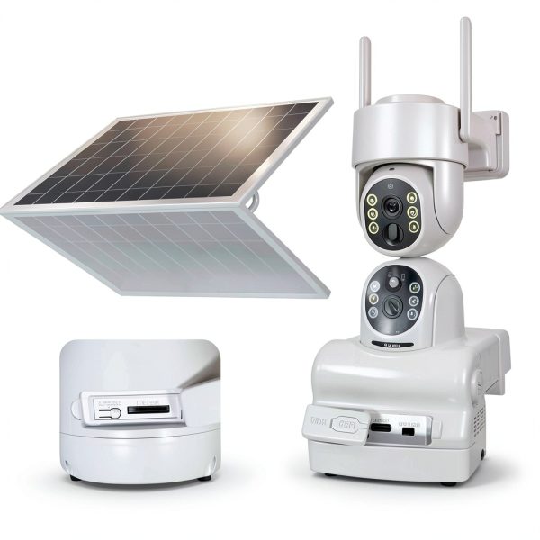 Cluzine Tuya Solar Wireless Outdoor Security Camera 2K 4MP-8