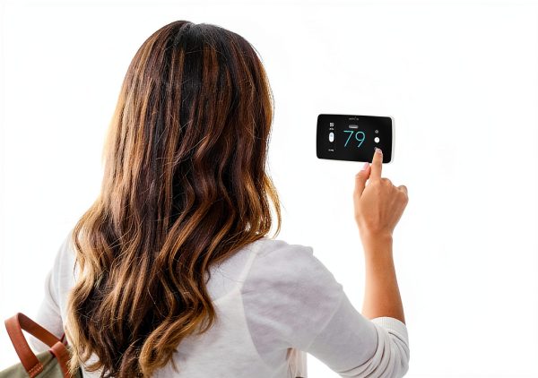 Sensi Touch 2 Smart Thermostat Wi-Fi Alexa Black White-5